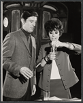 Gene Rupert and Melissa Hart in rehearsal for the 1967 tour of the stage production Cabaret