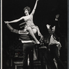 Melissa Hart [left] and unidentified others in the 1967 tour of the stage production Cabaret