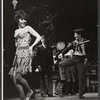 Melissa Hart [left] and unidentified others in the 1967 tour of the stage production Cabaret