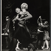 Leo Fuchs and unidentified others in the 1967 tour of the stage production Cabaret