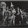 Robert Salvio [center] and unidentified others in the 1967 tour of the stage production Cabaret
