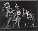 Robert Salvio [center] and unidentified others in the 1967 tour of the stage production Cabaret