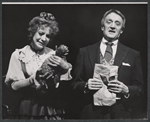 Signe Hasso and Leo Fuchs in the 1967 tour of the stage production Cabaret