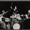 Robert Salvio [center] and unidentified others in the 1967 tour of the stage production Cabaret