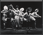 Melissa Hart [center] and unidentified others in the 1967 tour of the stage production Cabaret