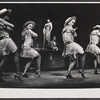 Melissa Hart [center] and unidentified others in the 1967 tour of the stage production Cabaret
