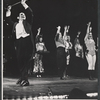 Robert Salvio [left] and unidentified others in the 1967 tour of the stage production Cabaret