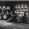 Melissa Hart [center] and unidentified others in the 1968 tour of the stage production Cabaret