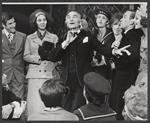 Wood Romoff [center] and unidentified others in the 1969 tour of the stage production Cabaret