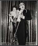 Tandy Cronyn and Jay Fox in the 1969 tour of the stage production Cabaret