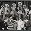 Tandy Cronyn [center] and unidentified others in the 1969 tour of the stage production Cabaret