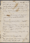 Notes on use of color in painting. Holograph, unsigned, undated.