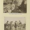 Tiflis types. A street shoe-cobler. Persian porters.
