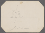 11  Riddles/rebuses. Holograph, with original pencil drawings, tied together to form booklet. Unsigned, undated.