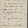 "A series of irregular jets from a fount hight Castaly aimed at a poor Robin." Holograph poem, unsigned, undated, and earlier draft.