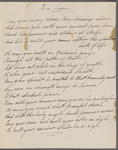 Cook, Abigail F. "Lines by Abigail F. Cook on the death of her daughter" and "To a Lady". MS poem, unsigned, undated.
