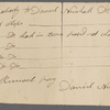 Receipted bill to SAPH, dated Jan.-Aug. 1841, for $8 for slippers from Daniel Newhall.