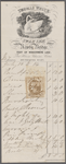 Receipted bill [to NH], dated Jul. 10-14, [1855], for £8.5.0 for Swan Inn, Windermere.