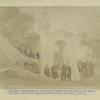 Daghestan. Consecration of the monument erected over the rock on the summit of Gunib where Prince Bariatinski received the surrender of Shamyl