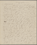 [Mann], Mary T[yler] Peabody, ALS to. [1829?].