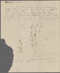 [Mann], Mary T[yler] Peabody, ALS to. [1829?].