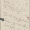 [Mann], Mary T[yler] Peabody, ALS to. [182-].