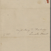 [Mann], Mary T[yler] Peabody, ALS to. [182-].