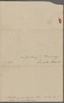 [Mann], Mary T[yler] Peabody, ALS to. [182-].