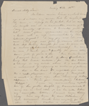 [Mann], Mary T[yler] Peabody, ALS to. [1830?]
