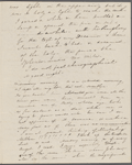 [Mann], Mary T[yler] Peabody, AL (incomplete) to. [1831?]