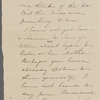 [Mann], Mary T[yler] Peabody, ALS to. [1831?]