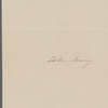 [Mann], Mary T[yler] Peabody, ALS to. [1831?]