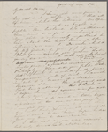 [Mann], Mary [Tyler Peabody], AL to. Apr. 2, 1833.