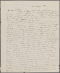 [Mann], Mary T[yler] Peabody, ALS to. [Aug. 1833].