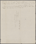 [Mann], Mary T[yler] Peabody, ALS to. [Aug. 1833].
