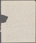 [Mann], Mary T[yler] Peabody, ALS to. Oct. 8, [1833?]
