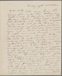 [Mann], Mary T[yler] Peabody, AL to. Oct. 31, [1833].