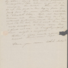 [Mann], Mary T[yler] Peabody, ALS to. [1833].