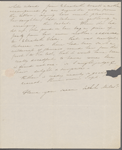 [Mann], Mary T[yler] Peabody, ALS to. [1833].