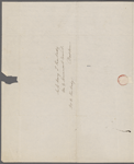 [Mann], Mary T[yler] Peabody, ALS to. [1833].