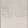 [Mann], Mary T[yler] Peabody, letter to. [1833]. Copy in unknown hand.