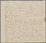 [Mann], Mary T[yler] Peabody, ALS to. Nov. 11, [1835].