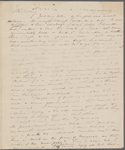 [Mann], Mary [Tyler Peabody], ALS to. [1835?].