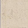 [Mann], Mary [Tyler Peabody], ALS to. [1835?].