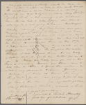 [Mann], Mary [Tyler Peabody], ALS to. [1835?].