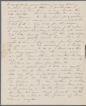 Mann, [Mary Tyler Peabody], ALS to. Jan. 30, [1844]. 