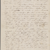 Mann, Mary [Tyler Peabody], ALS to. Feb. 6, [1844]. 