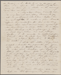 Mann, Mary [Tyler Peabody], ALS to. Feb. 6, [1844]. 