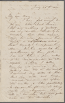 Mann, Mary [Tyler Peabody], ALS to. Jul. 26, 1844. 