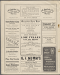 Program from concert at Metropolitan Opera House, New York, Nov. 30, 1909